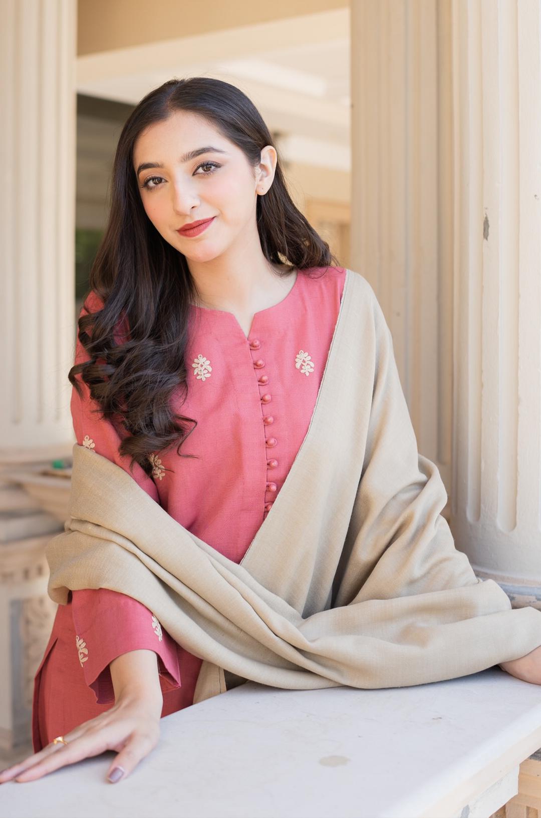 Dhanak Embroidered 3-PC Premium Unstitched Suit