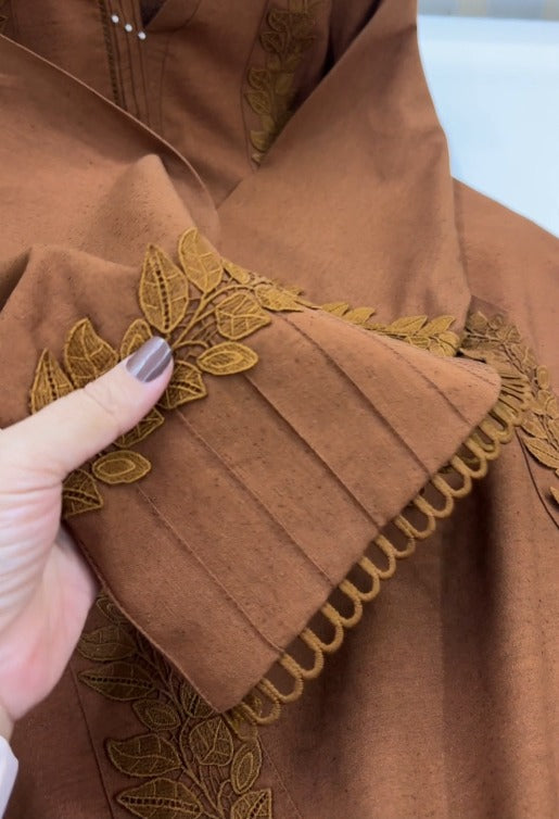 02-Piece Stitched Karandi Premium Collection